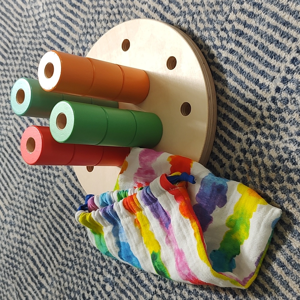 Montessori Peg Stacking Toy